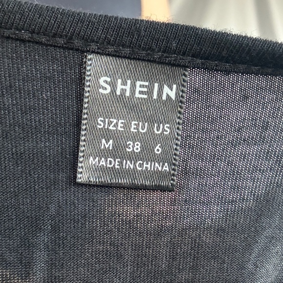 SHEIN Cut Out Black Bodysuit - Picture 3 of 3